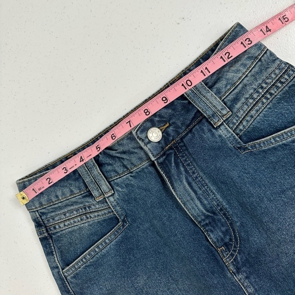 NWT Reiss Myla Denim Midi Skirt 4 US 8 UK - Picture 7 of 16